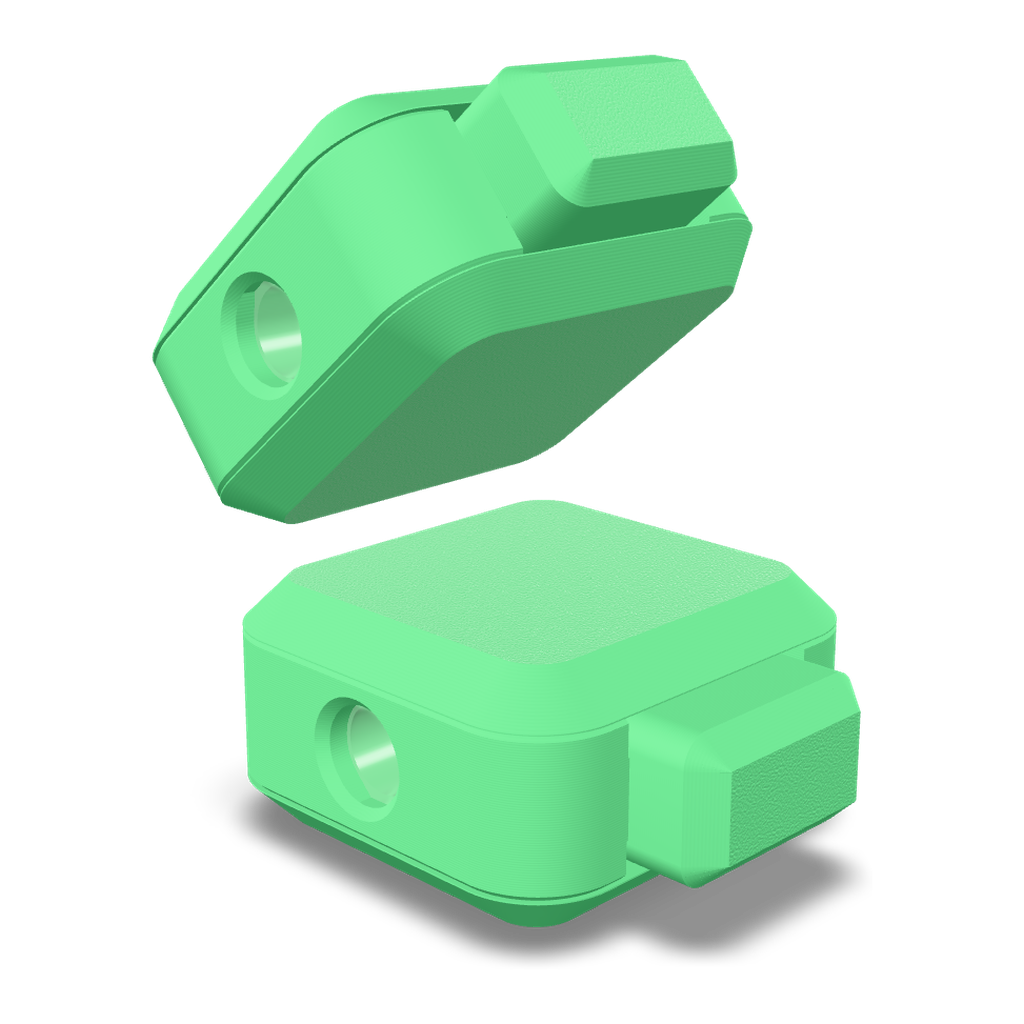 Needle Keepers, Grass Green, a pair separating