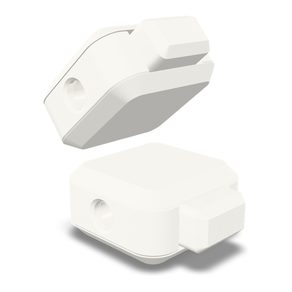 Needle Keepers, Ivory White, a pair separating