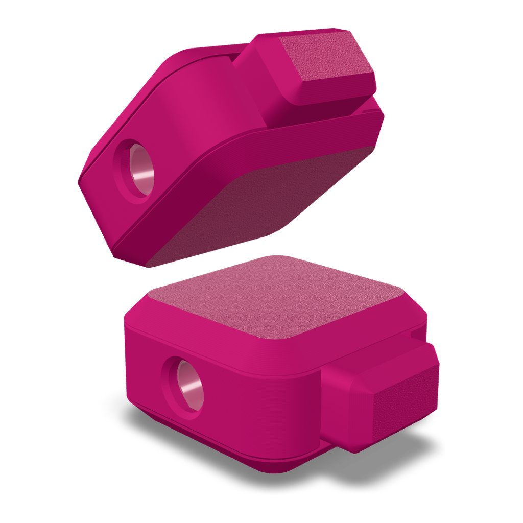 Needle Keepers, Plum, a pair separating