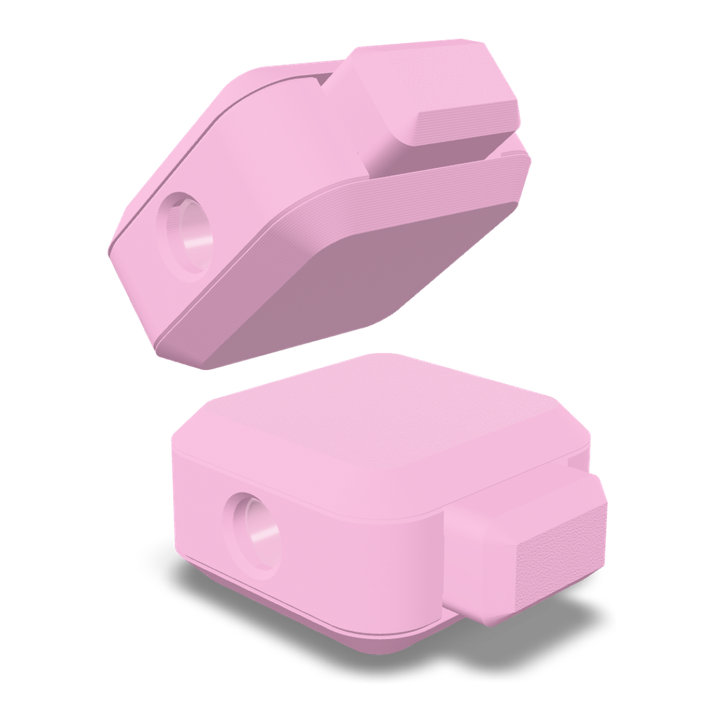 Needle Keepers, Sakura Pink, a pair separating