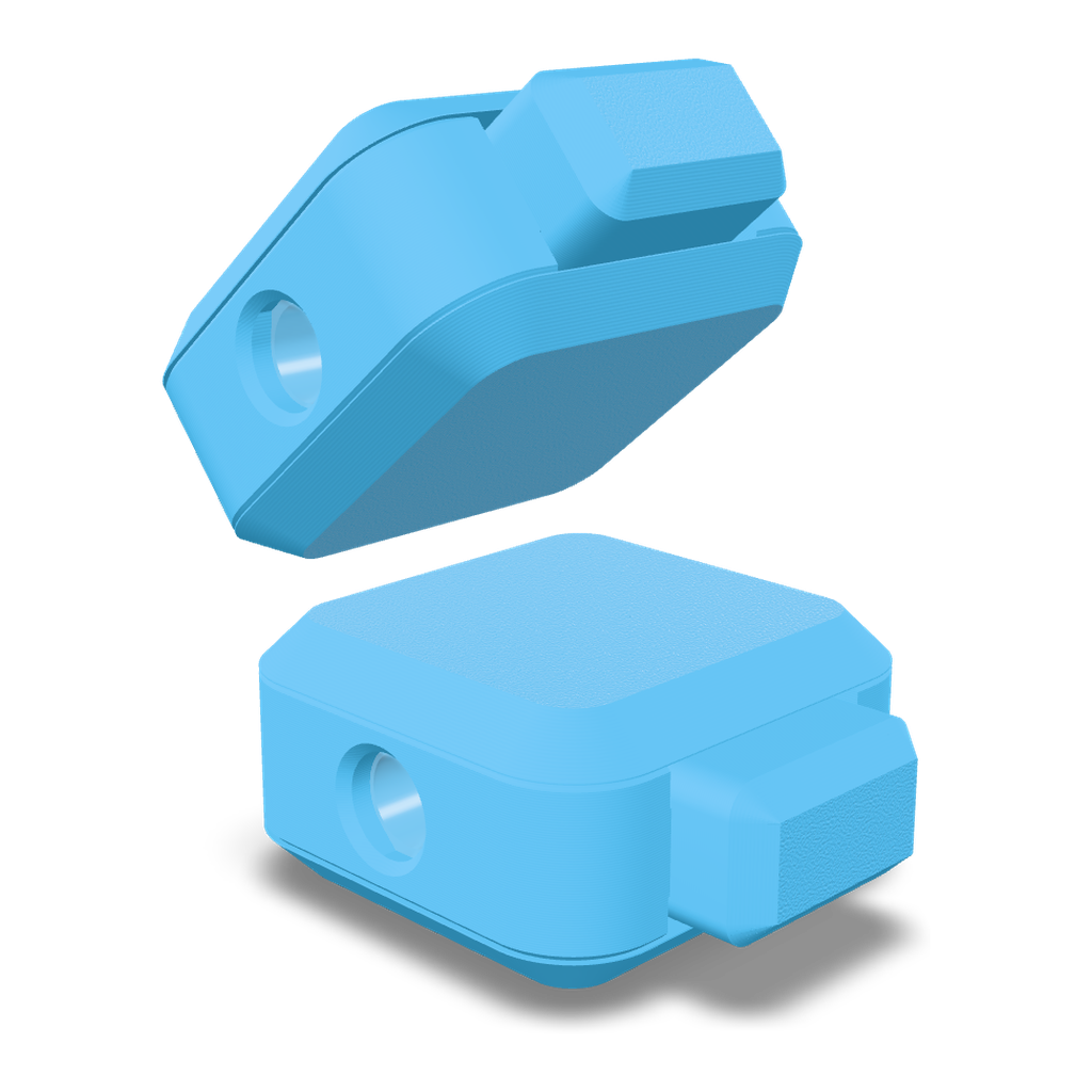 Needle Keepers, Sky Blue, a pair separating