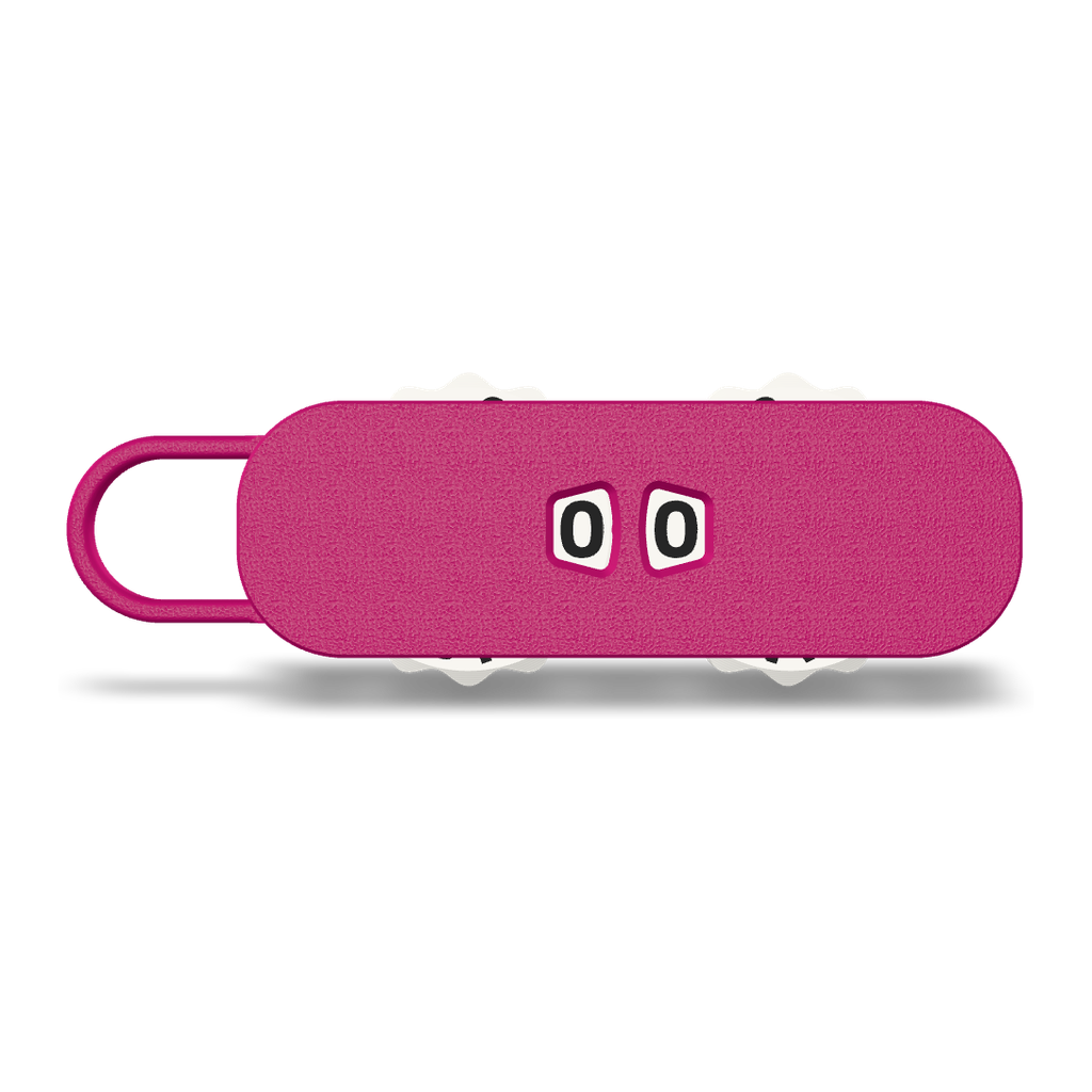 Stitch & Row Counter in Plum, 3D model, counting
